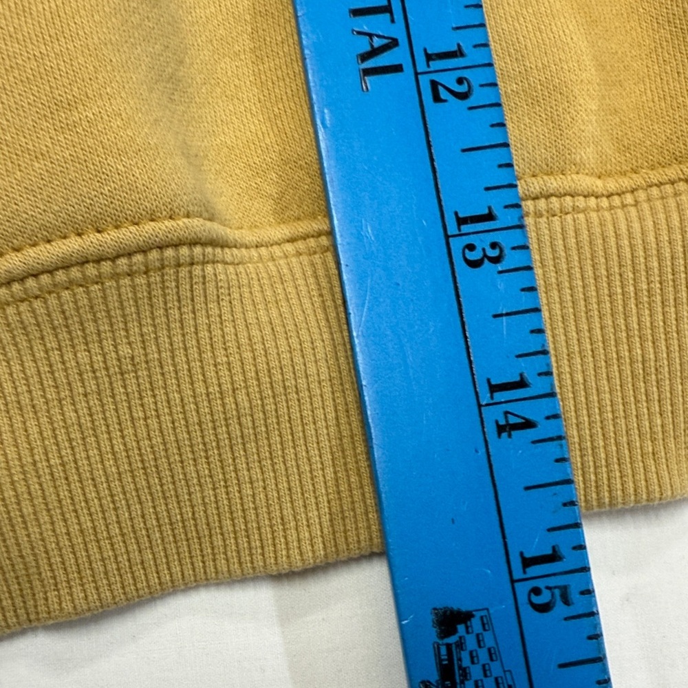 Alphalete Women’s Mustard Cropped Hoodie size S - Picture 4 of 6
